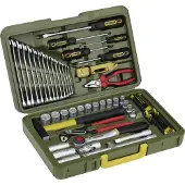 Proxxon Industrial PKW- und Universalwerkzeugkoffer 47-teilig, umfangreiches Werkzeug-Set