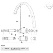 Mavic Raggi Sinistri E-crossmax 29 14 Unità