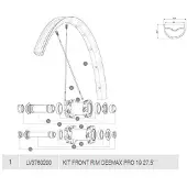 Mavic Cerchione Anteriore Deemax Pro 19