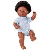 Berjuan Bambola Neonato Africano 7058 38 Cm