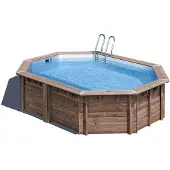 Gre Accessories Rivestimento Piscina In Legno Bambu 535x335x130 Cm