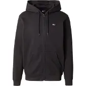 Tommy Hilfiger Tjm Reg Flag Zip Thru Black Taglia: S | Felpe con cappuccio Outlet | Uomo | Nero