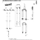 RockShox Ponte E Barre Sid Sl/ultimate 44 Offset 35 Mm