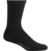 Icebreaker Women's Lifestyle Light Crew Calze casual Donna (35-37, nero)