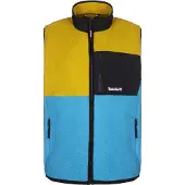 Timberland Smanicato Uomo Sherpa Fleece Vest Golden Palm/sea Of Belize