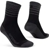 Gripgrab Waterproof Merino Thermal Sock Calze da ciclismo (36-38 - S, nero/grigio)