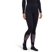 Falke - Collant tecnico e caldo - W Long Tights W Black - Taglia L - Nero
