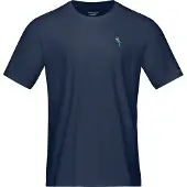 Norrøna /29 Cotton Activity Embroidery T-shirt Uomo (L, blu)