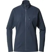 Haglöfs Women's Rosson Mid Jacket Giacca in pile Donna (S, blu)