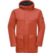 Jack Wolfskin Winterlager Parka Giacca invernale Uomo (XL, rosso)