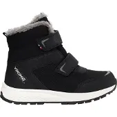 Viking Kid's Equip Warm Waterproof 2V Scarpe invernali Bambini (29, nero)