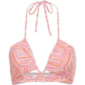 LASCANA Top per bikini arancione / rosa / rosa / bianco