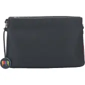 Mywalit Borsa a tracolla Vera Pelle 25 cm nero