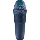 Haglöfs Women's Musca -13 Sacco a pelo sintetico Donna (175 cm, blu/verde)