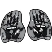 Arena Vortex Evolution Hand Paddle Galleggiante per nuoto (L, grigio/nero)