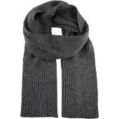 Barts Wilbert Scarf Sciarpa (One Size, grigio/nero)