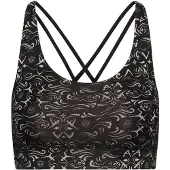 Hey Honey Reggiseno sportivo 'Criss Cross' grigio scuro