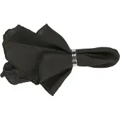 Broste Copenhagen Tovaglioli da tavola GRACIE X2 - Nero - 45x45 cm