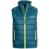 TROLLKIDS Kids Trondheim Vest Gilet sintetico Bambini (92, blu)