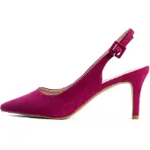 Celena Décolleté sling 'Cruzz' rosso violaceo