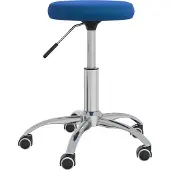 vidaXL Sedia da pranzo in velluto blu