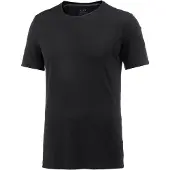 Icebreaker Anatomica S/S Crewe Intimo lana merinos Uomo (M, nero)
