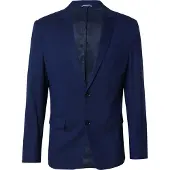 Calvin Klein Stretch Wool Regular Blazer Ink Blue Taglia: 44 | Blazers Outlet | Uomo | Blu