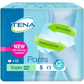 Tena Pantaloni Super M 12 unità — Mutande assorbenti