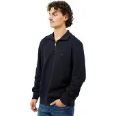 Tommy Hilfiger Essential Fleece 1/4 Zip Navy Blue Taglia: M | Maglioni a maglia Outlet | Uomo | Blu