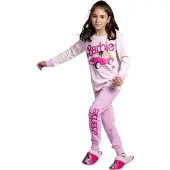 Cerda Barbie Pigiama A Maniche Lunghe Single Jersey
