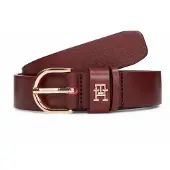 Tommy Hilfiger Cintura 'Essential Effortless' oro / rosso vino