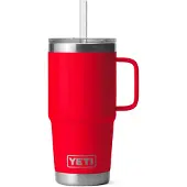 Yeti Coolers Rambler Straw Mug Bicchiere isolante (739 ml, rosso)