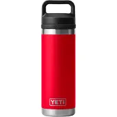 Yeti Rambler Bottle 18oz Chug Cap, Rescue Red, thermos con beccuccio per bere 532 ml