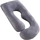 MOMCOZY Cuscino Per La Gravidanza Pp101 46x46x15 Cm