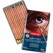 Derwent Matita Resistente Alla Luce In Scatola Di Metallo 12 Unità