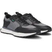 BOSS per uomo. 50513195 Sneakers grigie Jonah (42), Basso, Stringhe, Casual, Grigio