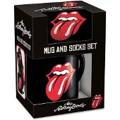 Pyramid Con Tazza E Calzini Rolling Stones Tongue Set Regalo 315ml