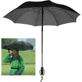 Euroschirm Telescope Handsfree Ombrello nero/grigio