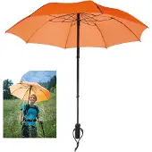Euroschirm Telescope Handsfree Ombrello arancione