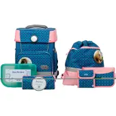 School-mood Champion Set di borse per la scuola blu