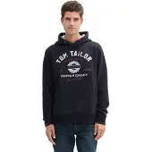 Tom Tailor Felpa Con Cappuccio 1043292 With Print