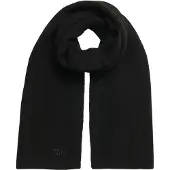 Superdry unisex. Y9310080A Sciarpa nera morbida (OSFA), Nero, Casual, Cotone