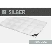 Spessarttraum Piumino Piumino d'oca Argento 155 x 220 cm Extra caldo