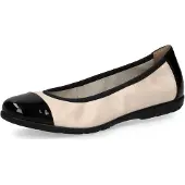 Caprice Ballerina beige / nero