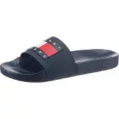 Tommy Hilfiger Zoccoletto 'Essential' marino / rosso fuoco / bianco