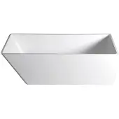 Hak Handelsagentur Koch HERHIS bagno minerale fuso 170x72x63cm, bianco