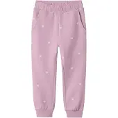 Name it Pantaloni sportivi 'NMFValba' rosa / bianco