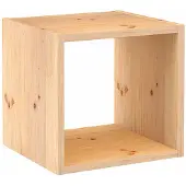 Astigarraga 1 Cubo Scaffalatura Modulare In Pino Massello