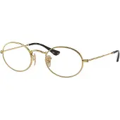 Ray-Ban Occhiali da vista Oval 0RX3547V-2500 Adulto unisex