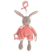 Creaciones Llopis Coniglietto Attività Con Clip In Velluto 26 Cm